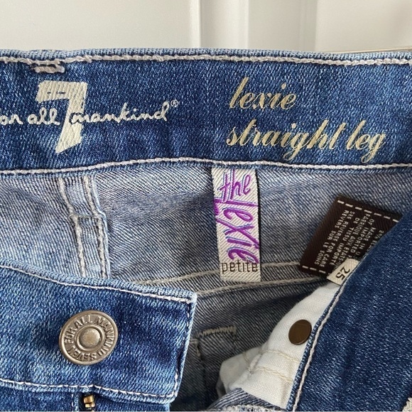 Seven For All Low Rise Lexie Skinny Jeans Size 25 - Picture 7 of 10